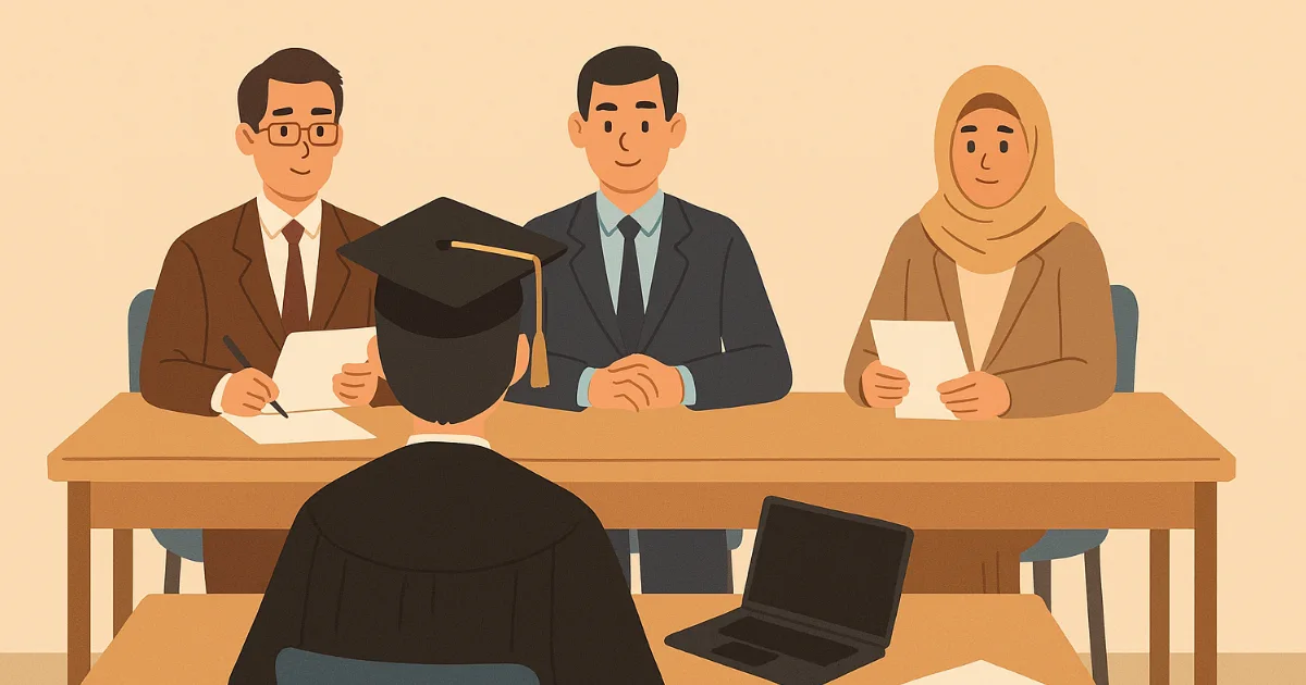 Read more about the article Contoh Ujian Munaqosah: Apa yang Ditanyakan dan Bagaimana Menjawabnya